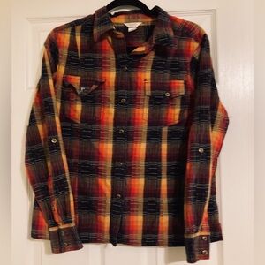 Christopher Banks Plaid Button Up Blouse